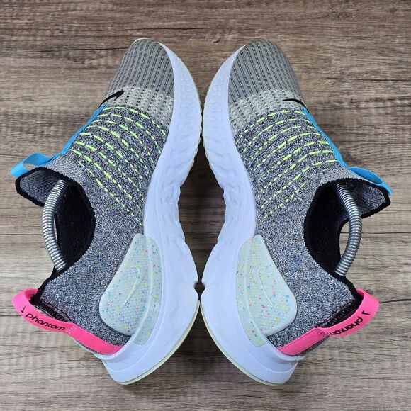 Nike React Phantom Run Flyknit 2 Men\'s Size 11 Gray Running Shoes (CZ7865-100) main image 9